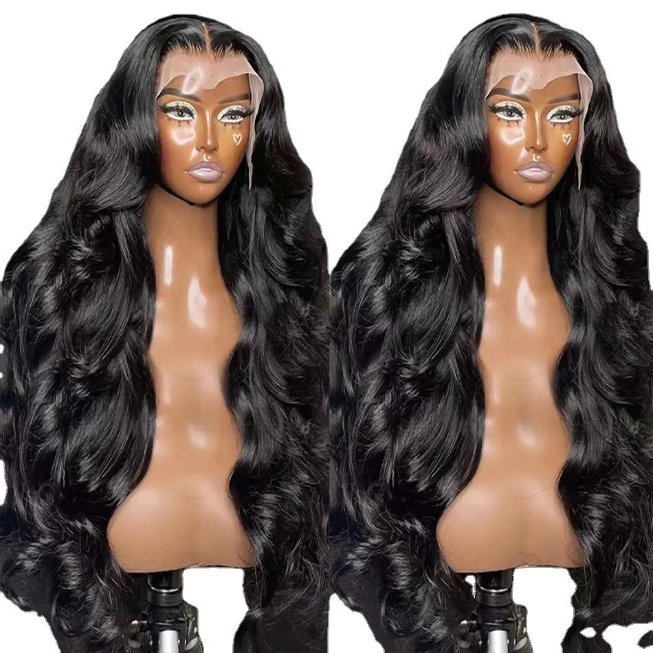 Front Lace Wig European And American Ladies Big Wave Body Wavy Hair Wigs 13*4 Lace