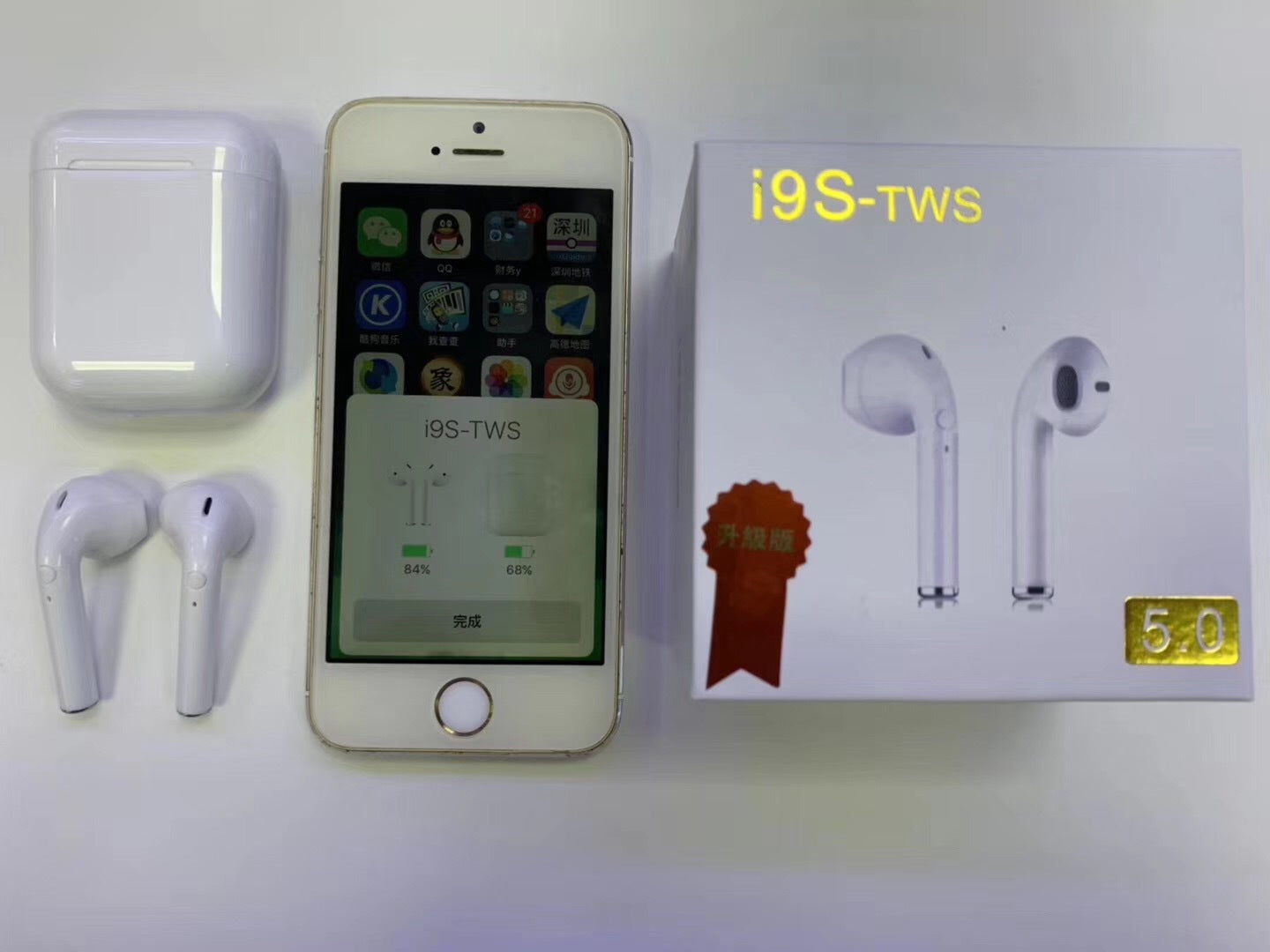 I9s I12 1ii Touch Binaural I7s True Wireless TWS Bluetooth Headset 5.0 Pop-up Wireless Headset