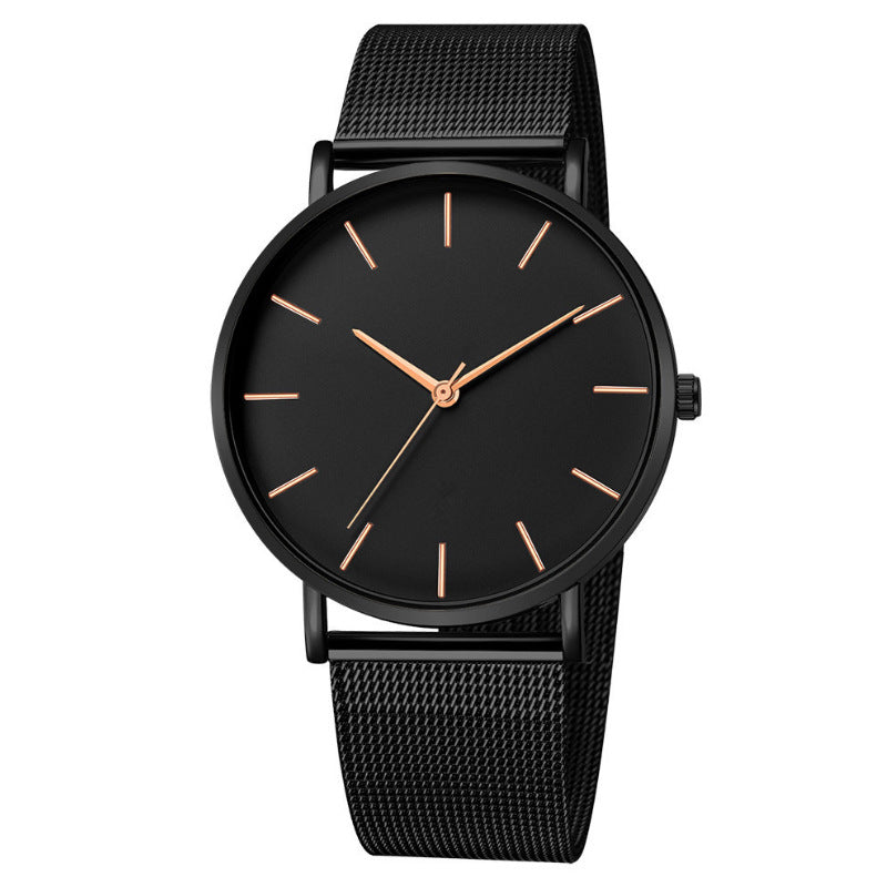 Simple Fashion Men&#039;s Watch Men&#039;s Watch Mesh Band Steel Band Quartz Watch