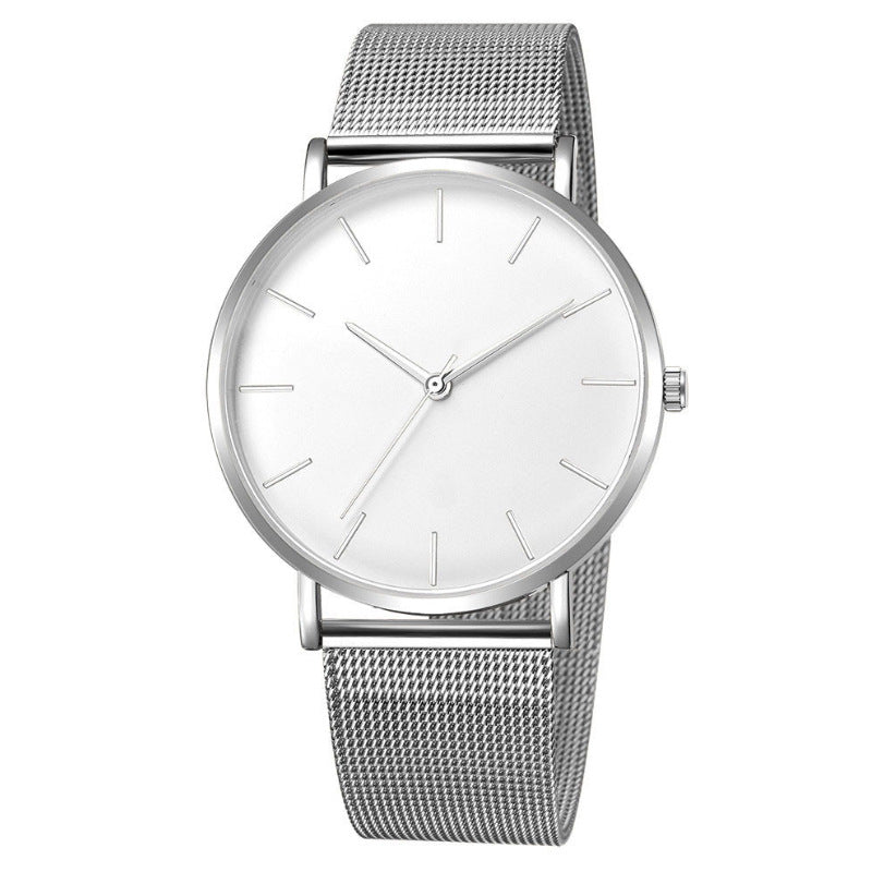 Simple Fashion Men&#039;s Watch Men&#039;s Watch Mesh Band Steel Band Quartz Watch
