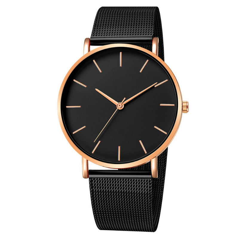 Simple Fashion Men&#039;s Watch Men&#039;s Watch Mesh Band Steel Band Quartz Watch
