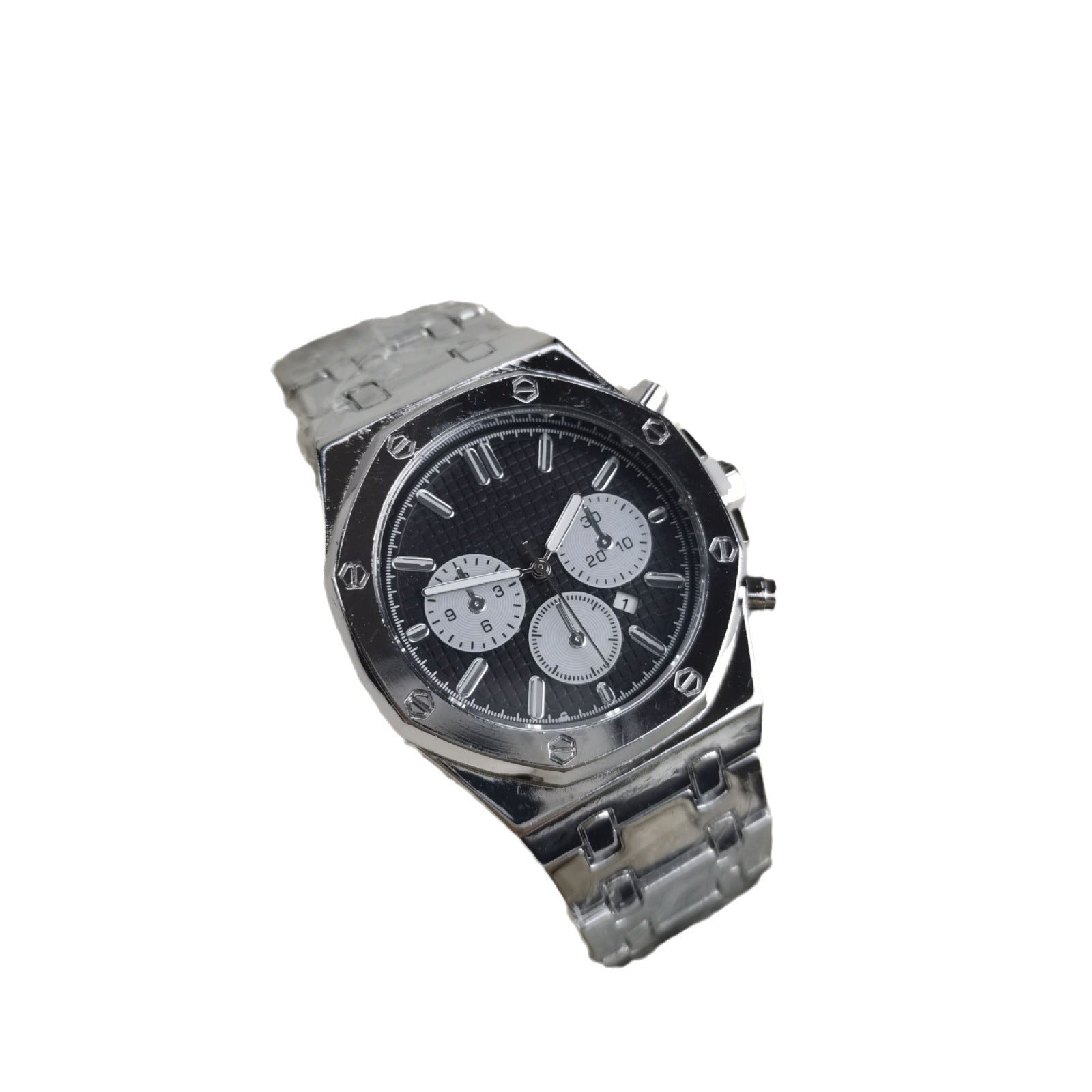 Royal Oak Steel Band Silicone New Men&#039;s Watch Business Quartz Waterproof Men&#039;s Watch AP Fashion Trend Watch